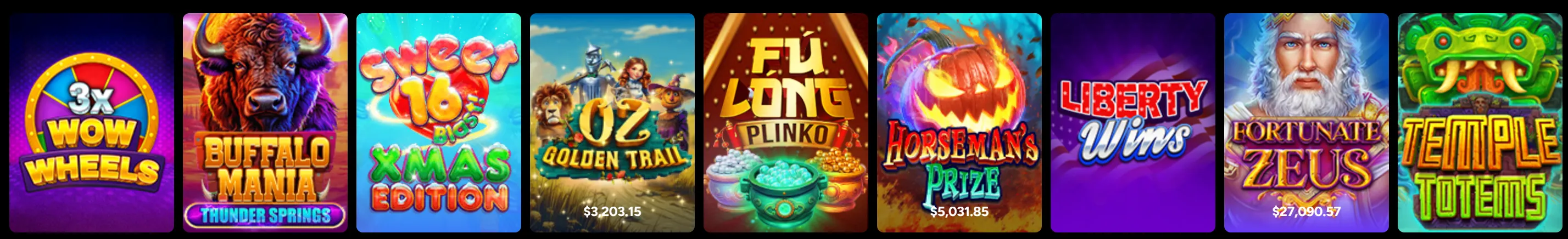 Ozwin Casino games collection