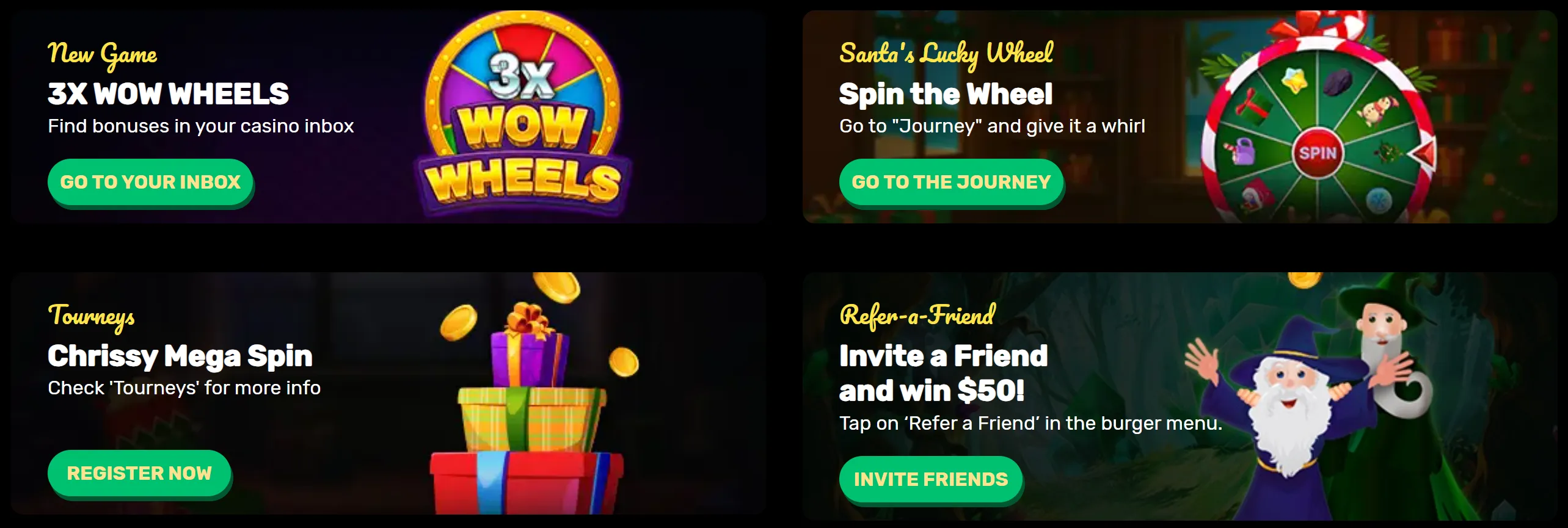 Ozwin Casino promotions and bonuses